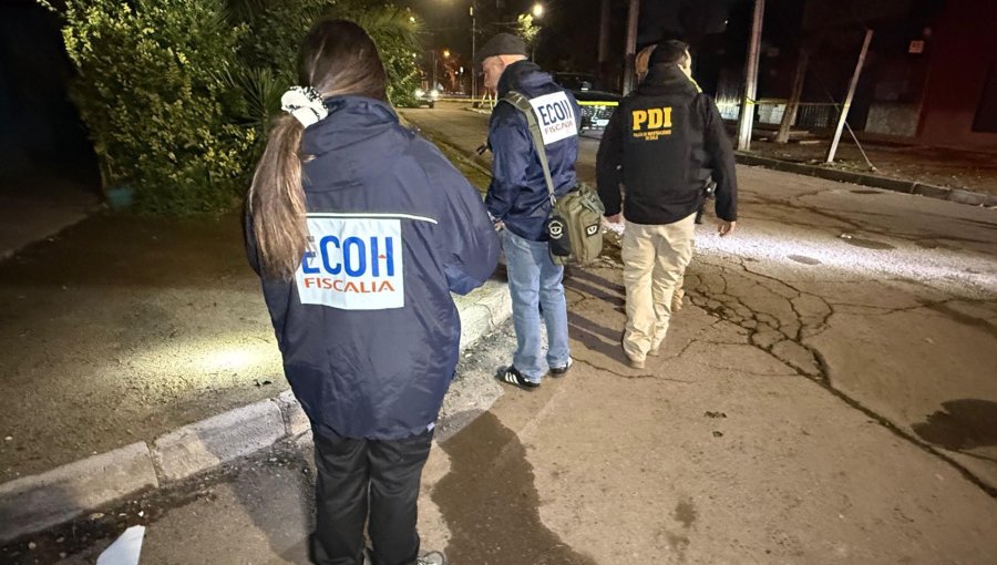 Ataque armado deja a un hombre fallecido y a otro en riesgo vital en Estación Central