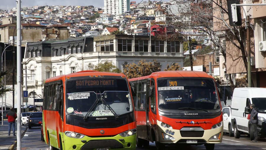 Gremio de la locomoción colectiva anuncia masiva paralización para este lunes en el Gran Valparaíso