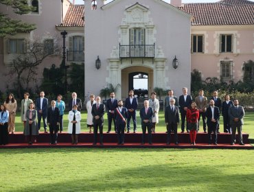 Gabinete y Presidente Boric participaron de la tradicional fotografía en Cerro Castillo