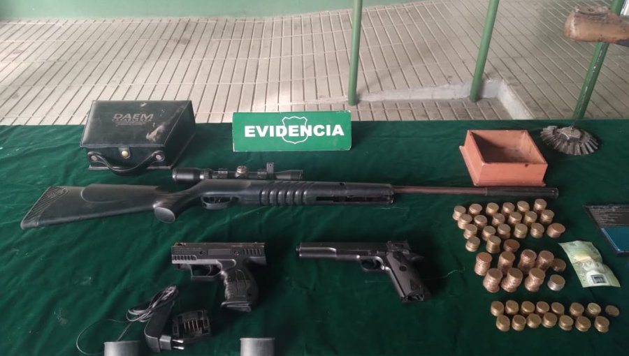 Denuncia permite a Carabineros incautar droga y especies robadas en casa de Casablanca