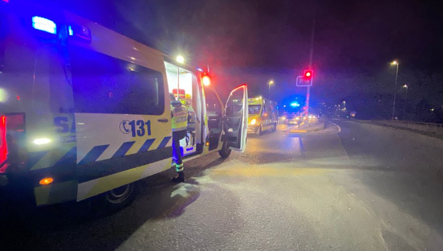 Dos lesionados deja accidente de tránsito en Quilpué: presunto responsable intentó huir, pero fue capturado en "detención ciudadana"