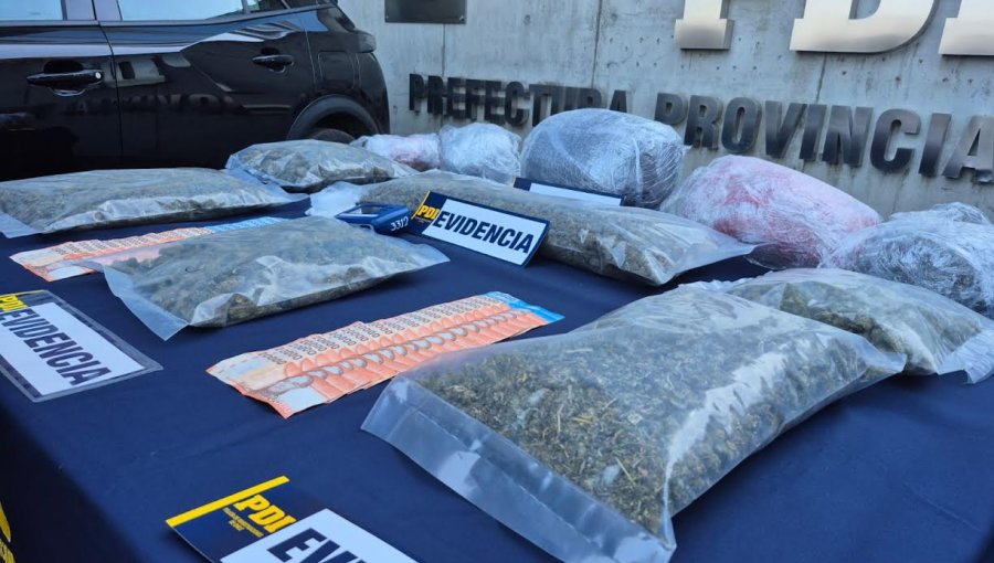 Desarticulan organización criminal que comercializaba droga entre universitarios de Valparaíso