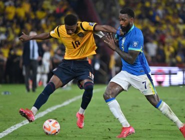Ecuador y Brasil no se sacaron ventaja en un intenso partido por la fecha 15 de las Clasificatorias