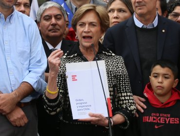 Evelyn Matthei valora apoyo de Amarillos y espera integrar sus propuestas a su programa de gobierno
