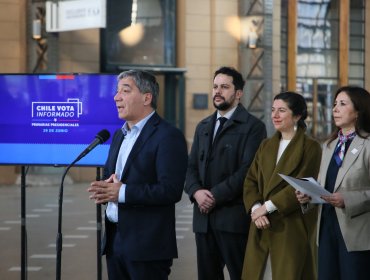 Gobierno lanza campaña "Chile Vota Informado" para incentivar el voto seguro de cara a las primarias presidenciales
