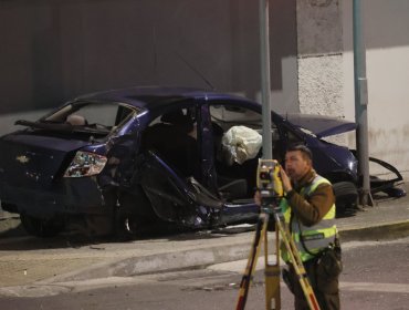 Sujeto que iba en vehículo que ocasionó fatal choque en Alameda con Manuel Rodríguez denunció haber sido secuestrado