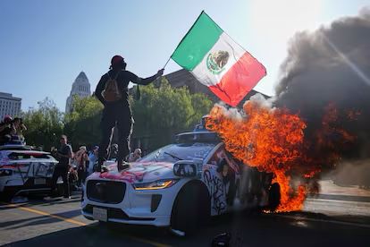Trump afirma que Los Ángeles "habría quedado en cenizas" tras protestas si no hubiera mandado a la Guardia Nacional