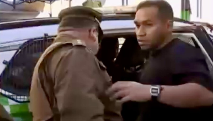 Excarabinero Sebastián Zamora detuvo a delincuente durante marcha en Valparaíso