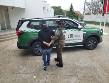 Peligroso delincuente buscado por homicidio fue detenido por carabineros en Valparaíso