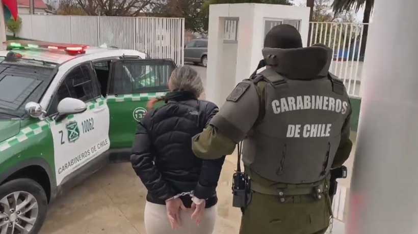 Detienen a la líder de los "Ñuñuki", banda delictual dedicada al robo de especies de vehículos en Valparaíso