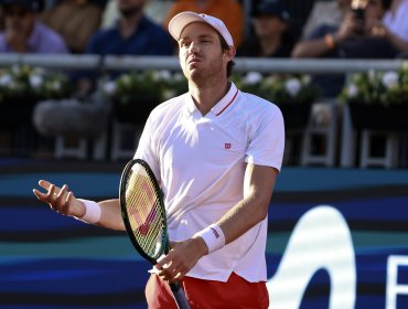 Nicolás Jarry quedó eliminado en octavos de 's-Hertogenbosch tras caer ante el estadounidense Reilly Opelka