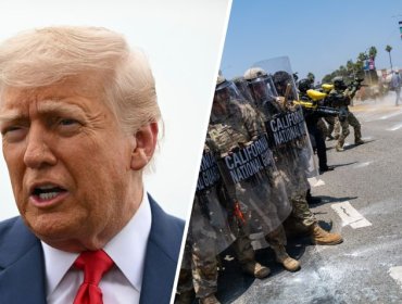 Trump arremete contra el gobernador de California y lo acusa de que perdió "completamente el control de la situación" por protestas