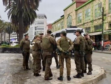Solitario delincuente que robó especies desde un kiosco fue detenido en operativo contra el comercio ambulante en Valparaíso