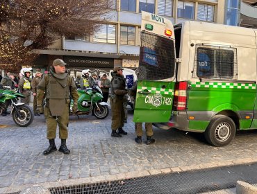 Operativo para recuperar el centro de Viña termina con seis extranjeros detenidos: un comerciante ambulante vendía droga