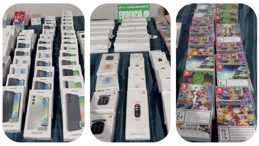 Celulares, relojes inteligentes y hasta videojuegos: Avalúan en $41 millones el violento asalto a multitienda en Valparaíso
