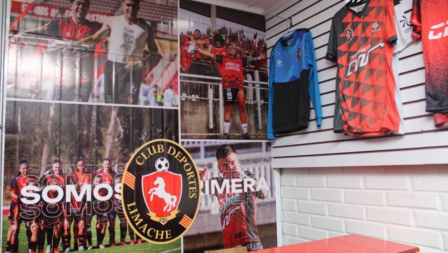 Deportes Limache refuerza la unión del club con la comuna con la inauguración de su Tienda Oficial