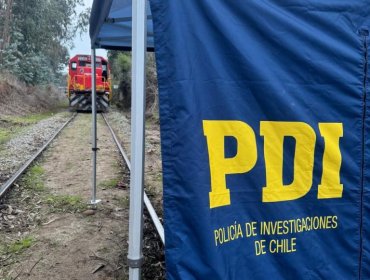 PDI investiga hallazgo de cuerpo sin vida junto a las vías del tren en Quillota