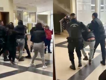 Suspenden formalización de detenidos por violento asalto a multitienda en Valparaíso: Familiares causaron desmanes en tribunal