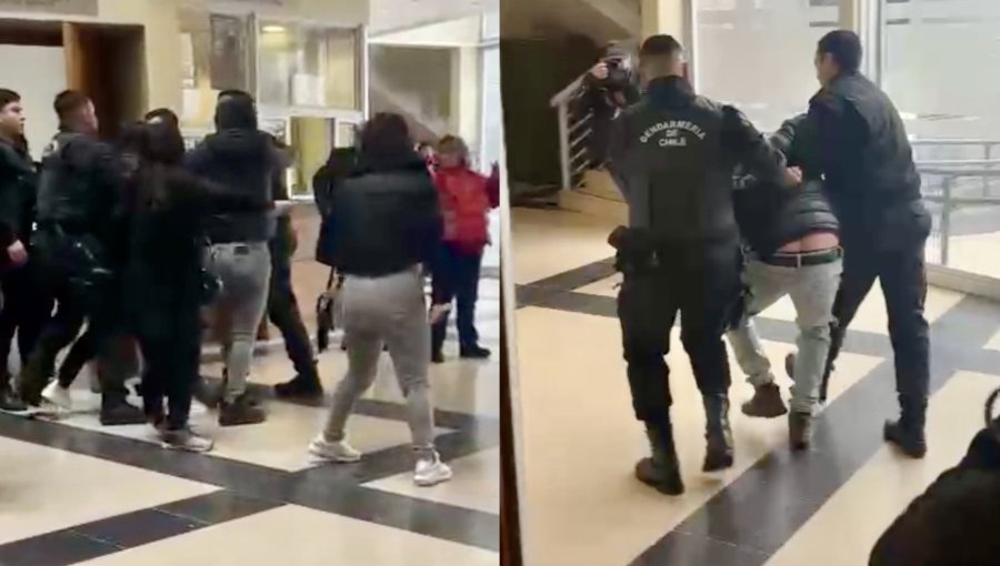 Tres mujeres fueron detenidas por desmanes en tribunal ad portas de formalización por violento asalto a multitienda en Valparaíso