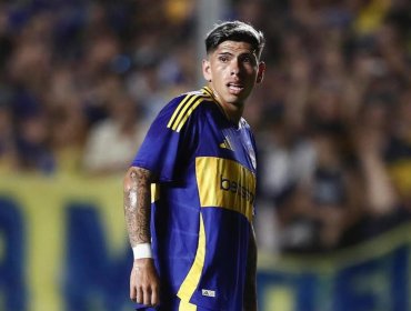 Director técnico de Boca Juniors defendió a Carlos Palacios tras partido ante Benfica de Portugal: "No fue penal"