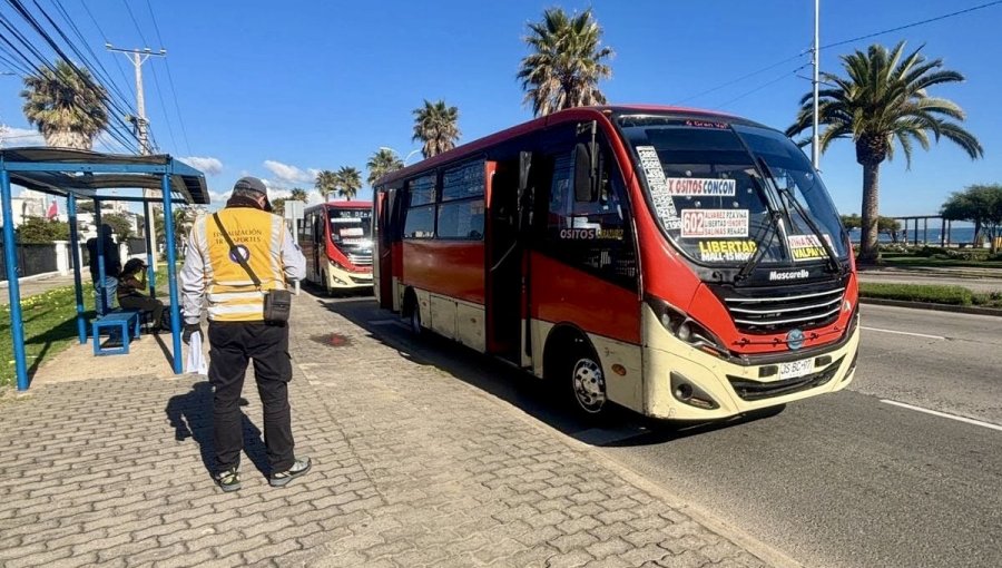 Hombre fue detenido en Viña del Mar por conducir micro sin contar con licencia apta