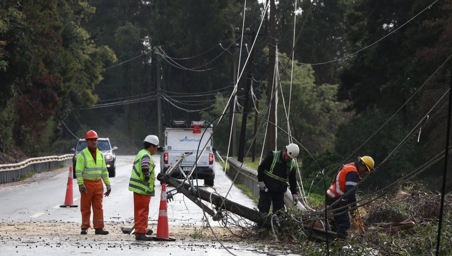 SEC formuló cargos a eléctricas de Biobío y La Araucanía por clientes que estuvieron más de 60 horas sin luz