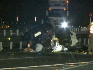 Fatal accidente en la Región de Coquimbo deja cuatro muertos y dos heridos graves