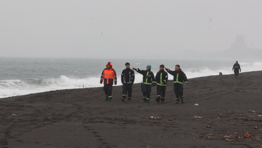 Sin éxito concluyó la búsqueda oficial de los tres pescadores desaparecidos en San Pedro de la Paz