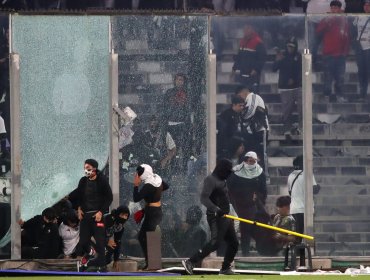 Detienen a dos adultos y un menor de edad por incidentes en partido de Colo-Colo ante Fortaleza por Copa Libertadores