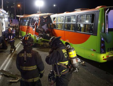 Adelantamiento prohibido en zona de doble línea continua provocó fatal colisión de microbuses en la Av. Altamirano de Valparaíso