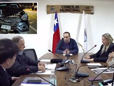 Alcalde de Puchuncaví niega documento clave a concejales que pedían explicación por colisión en auto municipal: será llevado a Contraloría
