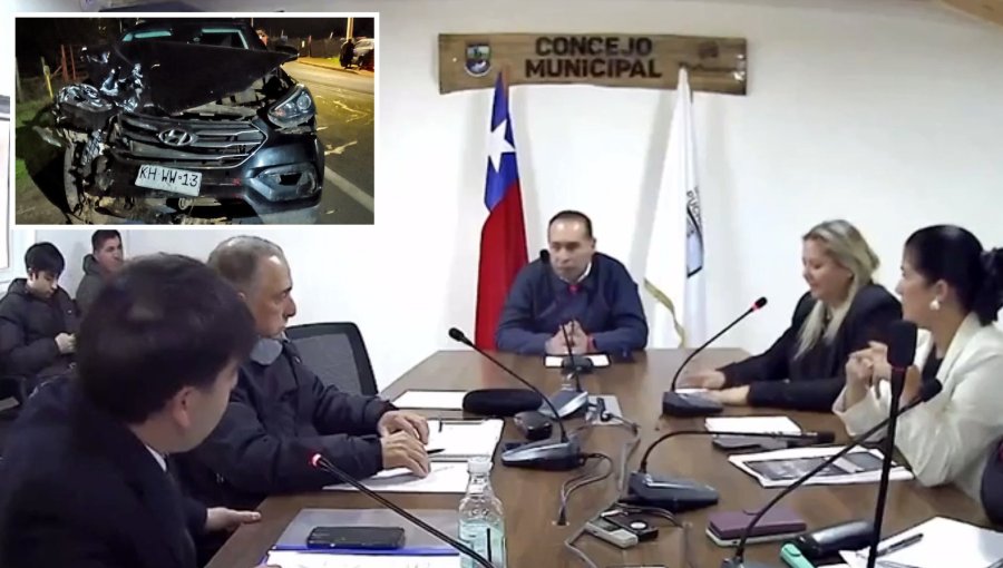 Alcalde de Puchuncaví niega documento clave a concejales que pedían explicación por colisión en auto municipal: será llevado a Contraloría