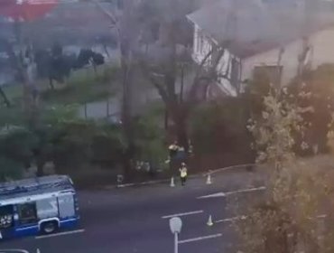 Una persona lesionada deja accidente vehicular en la Av. España en dirección a Valparaíso