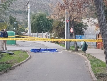 Crimen en villa El Encanto: PDI indaga hallazgo de cadáver en vía pública de Los Andes