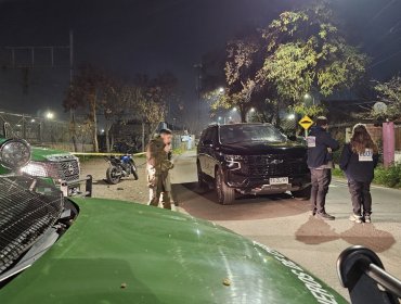 Un muerto y un herido deja ataque a balazos desde un auto en Pedro Aguirre Cerda