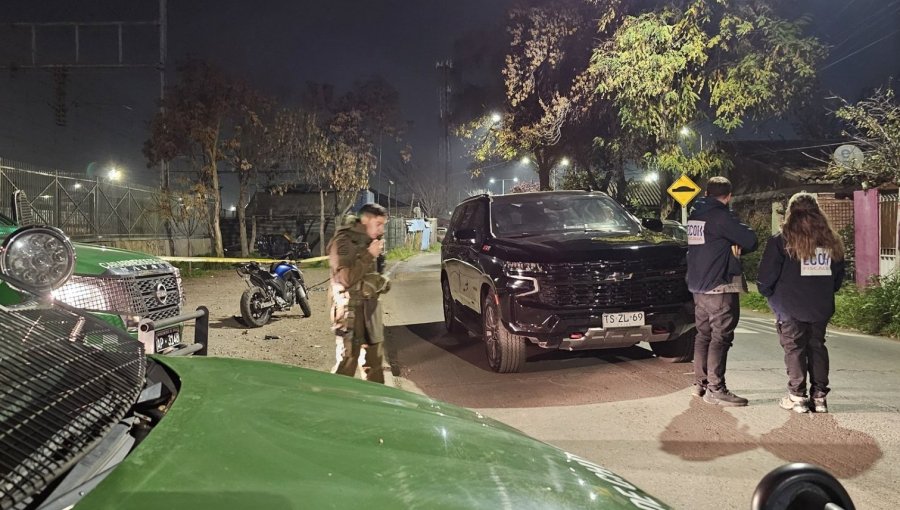 Un muerto y un herido deja ataque a balazos desde un auto en Pedro Aguirre Cerda