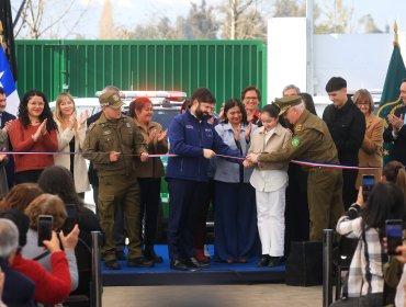 Presidente Boric encabezó inauguración de tenencia en La Pintana en honor a mártir de Carabineros
