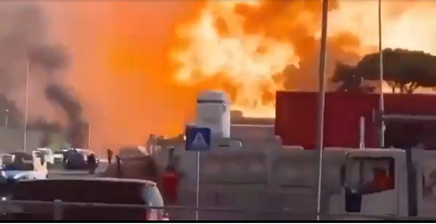 Al menos 25 personas heridas deja potente explosión en una gasolinera de Roma