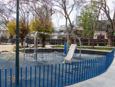 90% de avance registran obras de mejoramiento de la plaza Forestal de Viña del Mar