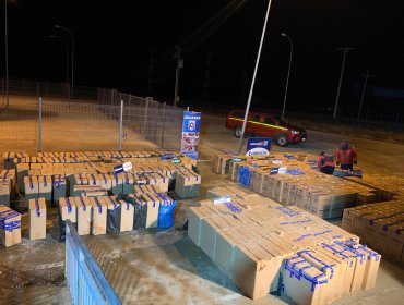 Fiscalización permite detectar más de 197 mil cajetillas de cigarros de contrabando en paso fronterizo de la región de Aysén