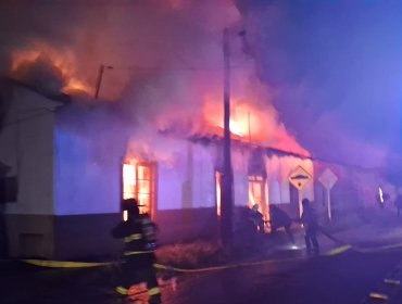 Encuentran a una persona sin vida al interior de una vivienda incendiada en Santa María