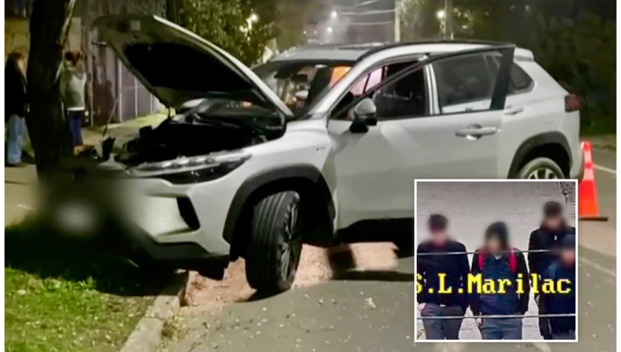 Detienen a cinco escolares por violento portonazo en La Reina: vestían sus uniformes