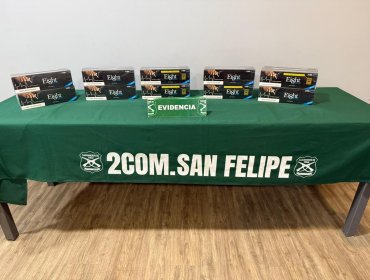 Ganó $200.000, pero no le pagaron: Denuncia por estafa permite detectar contrabando de cigarros en local de juegos en San Felipe