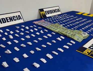 Detienen a mujer de 83 años por microtráfico en Lota: Operaba cerca de colegios