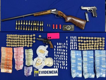 Desbaratan asociación ilícita para el tráfico de drogas en San Carlos e incautan casas y vehículos