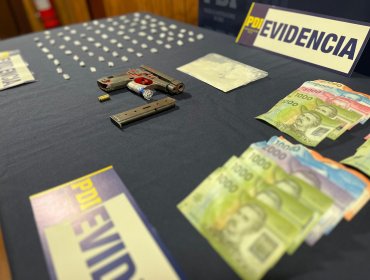 Dos detenidos y 285 dosis de cocaína base incautadas deja operativo antidrogas en Coronel