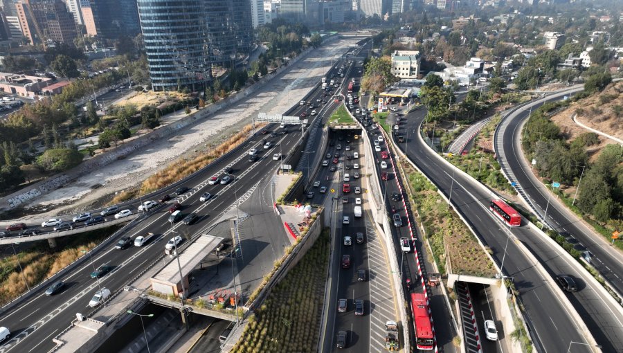 Este lunes inician los trabajos de reparación del Puente Lo Saldes con cierres diurnos y nocturnos en la Costanera Norte