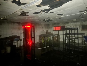Incendio destruyó fábrica de longanizas en la comuna de San Carlos, región de Ñuble