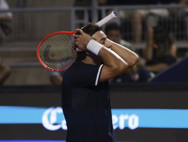 Cristian Garin completó un miércoles amargo para el tenis chileno en Bastad
