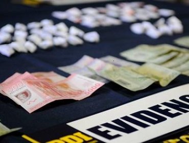 Detienen a dos hombres por microtráfico de drogas en el sector de Boco en Quillota: se les incautó cocaína base y cannabis sativa